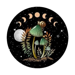 Cottagecore Witchy Goth Mushroom Celestial Dark Academia PopSockets Standard PopGrip