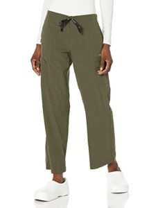 carhartt womens cross-flex boot cut cargo pant, basil, medium