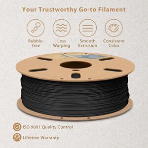 PLA Plus Black and Electric Blue Bundle, 3D Printing Filament Professional Tough PLA Plus 1.75mm Dimensional Accuracy +/- 0.05 mm, 1kg/Spool