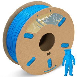 PLA Plus Black and Electric Blue Bundle, 3D Printing Filament Professional Tough PLA Plus 1.75mm Dimensional Accuracy +/- 0.05 mm, 1kg/Spool