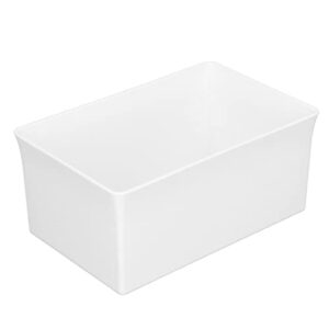 Zerodis Storage Box, Plastic Desktop Storage Box Plastic Storage Bin Tote Multifunction Dustproof Storage Box Organizing Container with Lid for Home Desktop(#1)