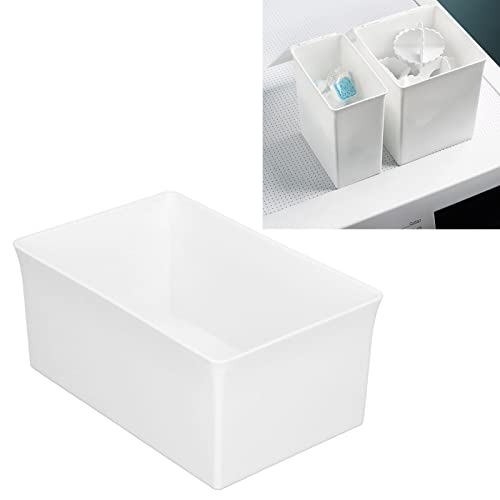 Zerodis Storage Box, Plastic Desktop Storage Box Plastic Storage Bin Tote Multifunction Dustproof Storage Box Organizing Container with Lid for Home Desktop(#1)