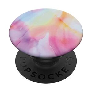 multicolor pastel tie abstract dye pattern phone popper popsockets swappable popgrip