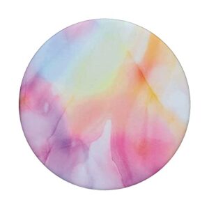 Multicolor Pastel Tie Abstract Dye Pattern Phone Popper PopSockets Swappable PopGrip