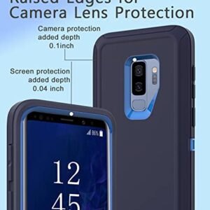 Guirble for Samsung Galaxy S9 Plus Case,Shockproof Dropproof for Samsung S9 Plus Case,Heavy Duty Protective Galaxy S9 Plus Csae,S9 Plus Case 6.2 Inch(Dark Blue)