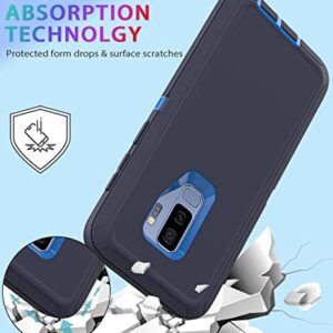 Guirble for Samsung Galaxy S9 Plus Case,Shockproof Dropproof for Samsung S9 Plus Case,Heavy Duty Protective Galaxy S9 Plus Csae,S9 Plus Case 6.2 Inch(Dark Blue)