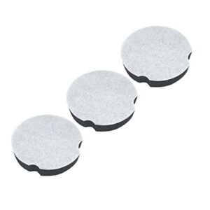 amsamotion 3pack filter compatible with bissell powerforce compact lightweight upright 1520 series and 2112 series vacuum cleaner, compare to part #1604896/160-4896