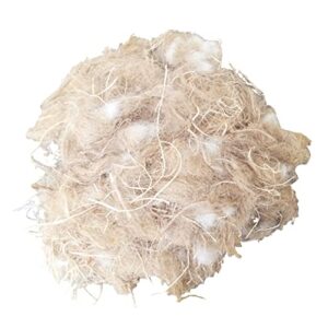 shuoxpy 1.4 oz natural bird nesting materials, bird nest bedding material, great for nest building for bird small animals