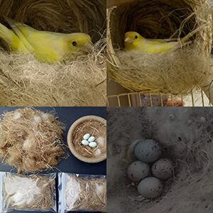 Shuoxpy 1.4 Oz Natural Bird Nesting Materials, Bird Nest Bedding Material, Great for Nest Building for Bird Small Animals