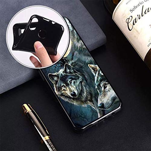 HHUAN Case for Umidigi Bison X10 Pro (6.53") with 2 Tempered Glass Screen Protector. Ultra-Thin Black Soft Silicone Anti-Drop Phone Cover, TPU Bumper Shell Case for Umidigi Bison X10 Pro - WMA29