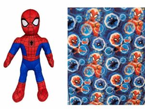 franco manufacturing co. spider-man throw and pillow hugger