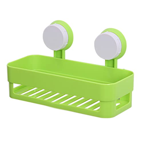 ULTNICE Plastic Shower Caddy Suction Cup Shower Caddy Shower Gel Holder Bath Shower Wall Shelf Basket for Shampoo Soap Conditioner