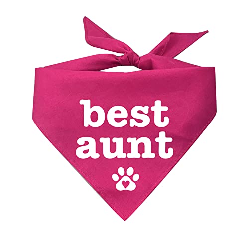 Best Aunt Dog Bandana (Assorted Colors)