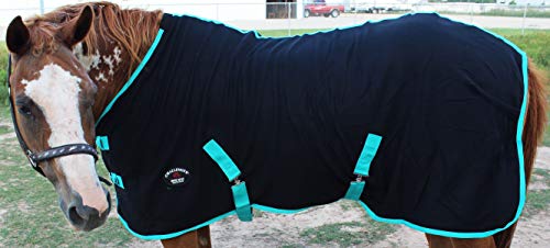 CHALLENGER 72" Horse Exercise Sheet Polar Fleece Cooler Blanket Wicks Moisture 4350