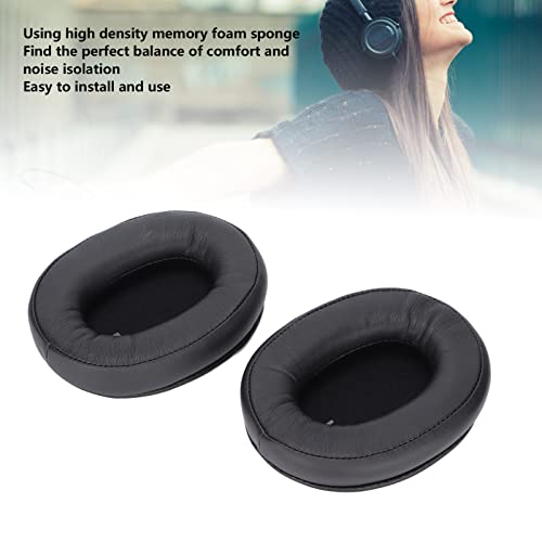 Earphone Ear Pads, 2pcs Headphone Cushion Sponge Ear Cushion Replacement for ATH-SR9 ATH-DSR9BT ATH-WS990BT Headset Low Noise Ear Pads