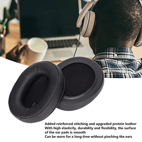 Earphone Ear Pads, 2pcs Headphone Cushion Sponge Ear Cushion Replacement for ATH-SR9 ATH-DSR9BT ATH-WS990BT Headset Low Noise Ear Pads