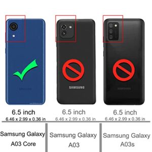 Osophter for Galaxy A03 Core Case,Samsung A03 Core Case with 2pcs Screen Protector Shock-Absorption Flexible TPU Rubber Protective Cell Phone Cover for Samsung Galaxy A03 Core(Black)