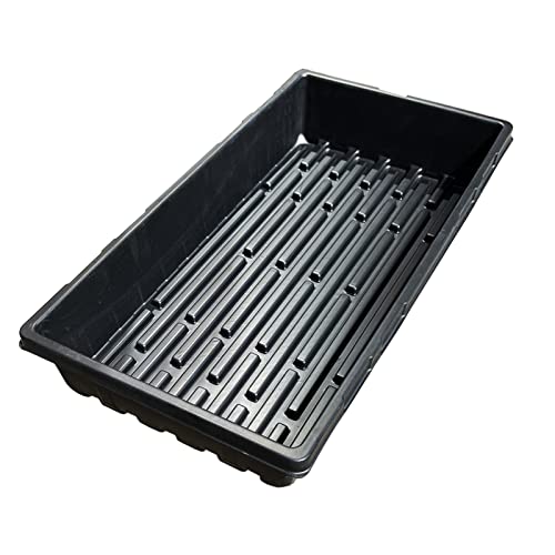 DDJKCZ (10 Pack) 1020 Plant Growing Trays Without Holes