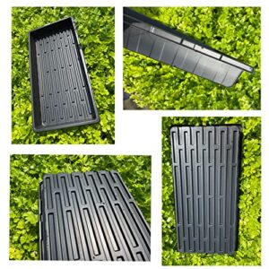 DDJKCZ (10 Pack) 1020 Plant Growing Trays Without Holes