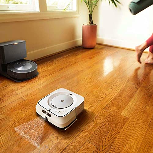 iRobot Roomba j7 (7550) Wi-Fi Connected Self-Emptying Robot Vacuum Braava Jet M6 Robot Mop Bundle (2 Items)