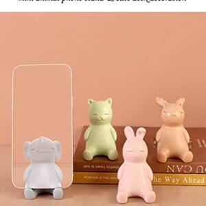 Homewy Cute Phone Stand for Desk, Mini Portable Elephant Smartphone Holder for Table and Nightstand, Kawaii Animal Phone Mount Holder foriPhone, Huawei,Samsung, Xiaomi, Home Decoration