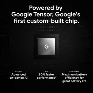Google Pixel 6 Pro 5G 128GB 12GB RAM Factory Unlocked (GSM Only | No CDMA - not Compatible with Verizon/Sprint) International Version - Stormy Black