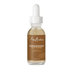 sheamoisture even and radiant face serum skin care for uneven skin tone dark spot corrector with raw honey 1 fl oz
