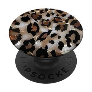 Leopard Cheetah Illustration Pattern Phone Popper PopSockets Standard PopGrip