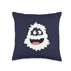 me 2 a tee creations christmas collection abominable snowman bumble funny fun christmas graphic design throw pillow, 16x16, multicolor