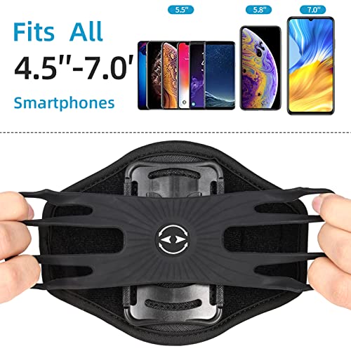 Phone Holder for Backpack Strap,Backpack Strap Clip for Phone,Phone Strap Pack clamp,Smartphone Holder for Shoulder Strap,Phone Shoulder Strap fit Hiking/Alpinism/Climbing/Traveling