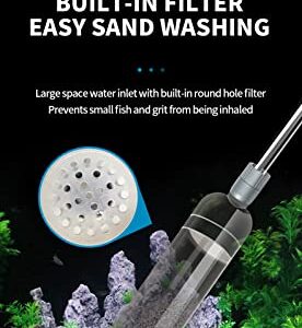 HappyPIG Hose Fish Tank Water Change, Aquarium Water Changer,Aquarium Vacuum with Valve Switch Siphon Sand Cleaner for Aquarium Water Change（5.58ft）