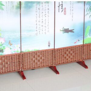 2pcs Wooden Room Divider Stand - Folding Privacy Screen Holder Thickened Base for Home Hotel Room - Bedroom Dressing Room Panel Bracket (A Stand)