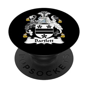 bartlett coat of arms - family crest popsockets swappable popgrip