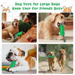 Fuufome Dog Chew Toys for Aggressive Chewers: Tough Dog Toys for Large Dogs - Indestructible Dog Toys - Heavy Duty Dog Toys - Durable Dog Toys for Small/Medium/Large Dogs Breed