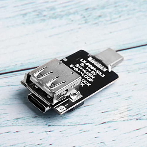 Comimark 1 pcs USB Type C PD Voltage Trigger Test Module 9V 12V 20V Adjustable 5A 100W E-Mark