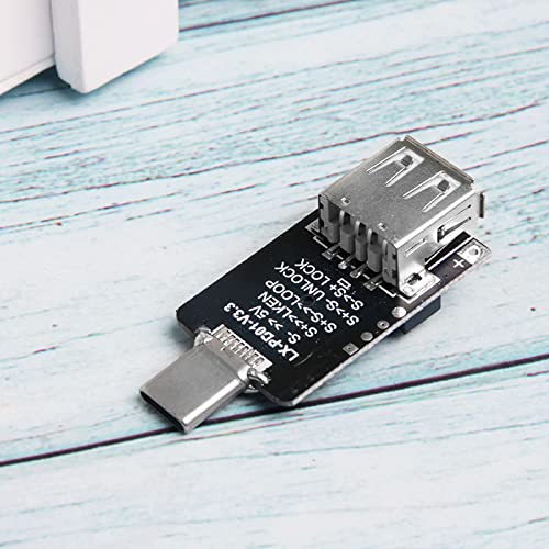 Comimark 1 pcs USB Type C PD Voltage Trigger Test Module 9V 12V 20V Adjustable 5A 100W E-Mark