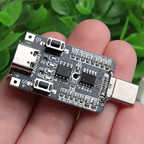 Comimark 1 pcs USB Type C PD Voltage Trigger Test Module 9V 12V 20V Adjustable 5A 100W E-Mark