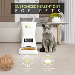 S.Y. 7L Automatic Cat Feeder Wi-Fi Enabled Smart Pet Feeders for Dogs and Cats, Auto Timed Dry Food Dispenser with Portion Control, APP Control