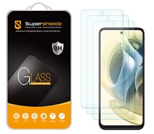 supershieldz (3 pack) designed for motorola moto g stylus (2022) / moto g stylus 5g (2022) [not fit for 2023/2021/2020 version] tempered glass screen protector, anti scratch, bubble free