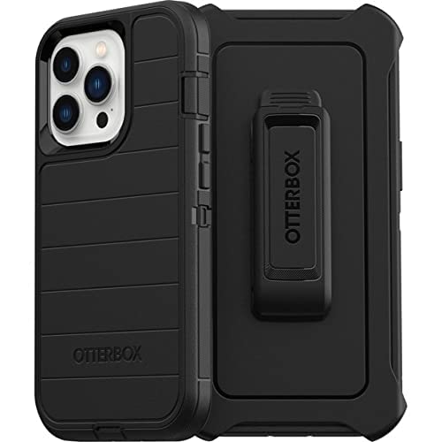 OTTERBOX Defender Pro Series SCREENLESS Edition Case for iPhone 13 Series - Non Retail Package (iPhone 13 Pro ONLY, Black)