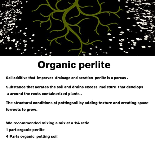 15 QT Professional Grade Horticultural Organic Perlite (15 QT, Perlite)