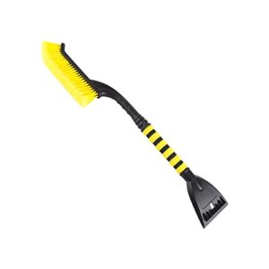 fekey&jf 25" snow brush with ice scraper for car, detachable scraper snow cleaner for car windshield with foam grip, no scratches to car, snow & ice removal tool for cars, suvs, trucks