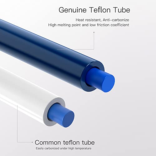Creality Official 1 Meter Capricorn Teflon Tube PTFE Bowden Tubing 1.75mm Filament, Low Friction for Ender 3/3 Pro/3 V2 Ender 3 Neo/3 V2 Neo/3 Max Neo Ender 5/5 Pro Ender 5 S1 CR-10 CR-6 SE 3D Printer