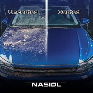 Nasiol XR03 Nano Ceramic Coating for Cars, Auto Detailing Kit Body Armour, Years of Paint Protection for Vehicle and Motorcycles 8H Scratch Resistance with Hydrophobic Crystal Gloss Shine