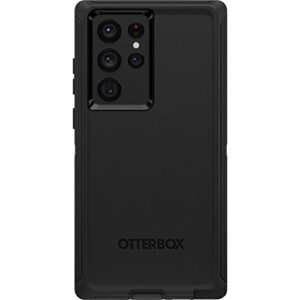 OtterBox Defender Case for Samsung Galaxy S22 Ultra, Shockproof, Drop Proof, Ultra-Rugged, Protective Case, 4X Tested to Military Standard, Black