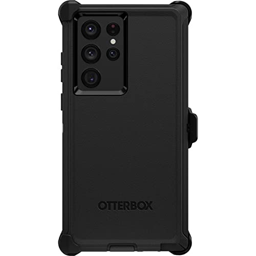 OtterBox Defender Case for Samsung Galaxy S22 Ultra, Shockproof, Drop Proof, Ultra-Rugged, Protective Case, 4X Tested to Military Standard, Black