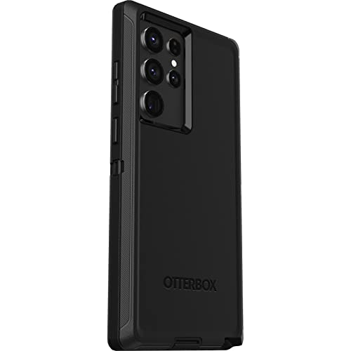 OtterBox Defender Case for Samsung Galaxy S22 Ultra, Shockproof, Drop Proof, Ultra-Rugged, Protective Case, 4X Tested to Military Standard, Black