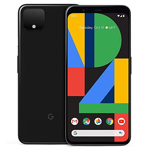 Google Pixel 4 XL (128GB, 6GB) 6.3" 90Hz OLED, IP68 Water Resistant, Snapdragon 855, Fully Unlocked (T-Mobile, Verizon, AT&T, GoogleFi) (w/Fast Wireless Charging Pad, Black)