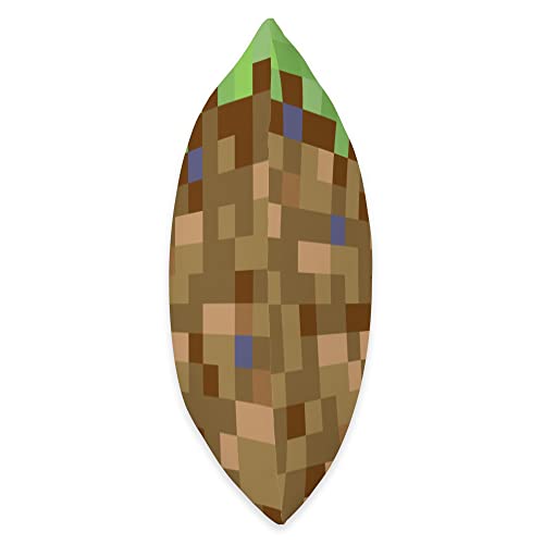 TopsandthePops Grass 64 Gaming Design 32 bit Pixelated Throw Pillow, 16x16, Multicolor