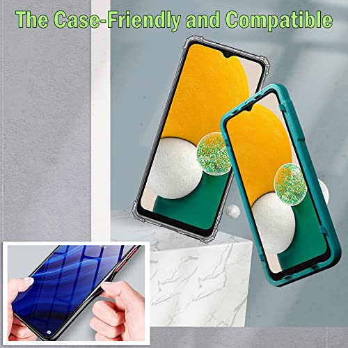 Jeywiry 3 Pack Screen Protector Compatible for Samsung Galaxy A13 4G / 5G / LTE with 3 Pack Camera Lens Protector, Ultra HD Tempered Glass, 9H Hardness, Anti-Scratch, Easy Installation - Case Friendly